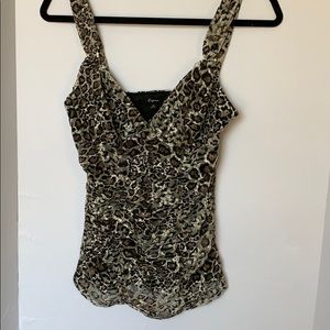 Express Leopard Print Top